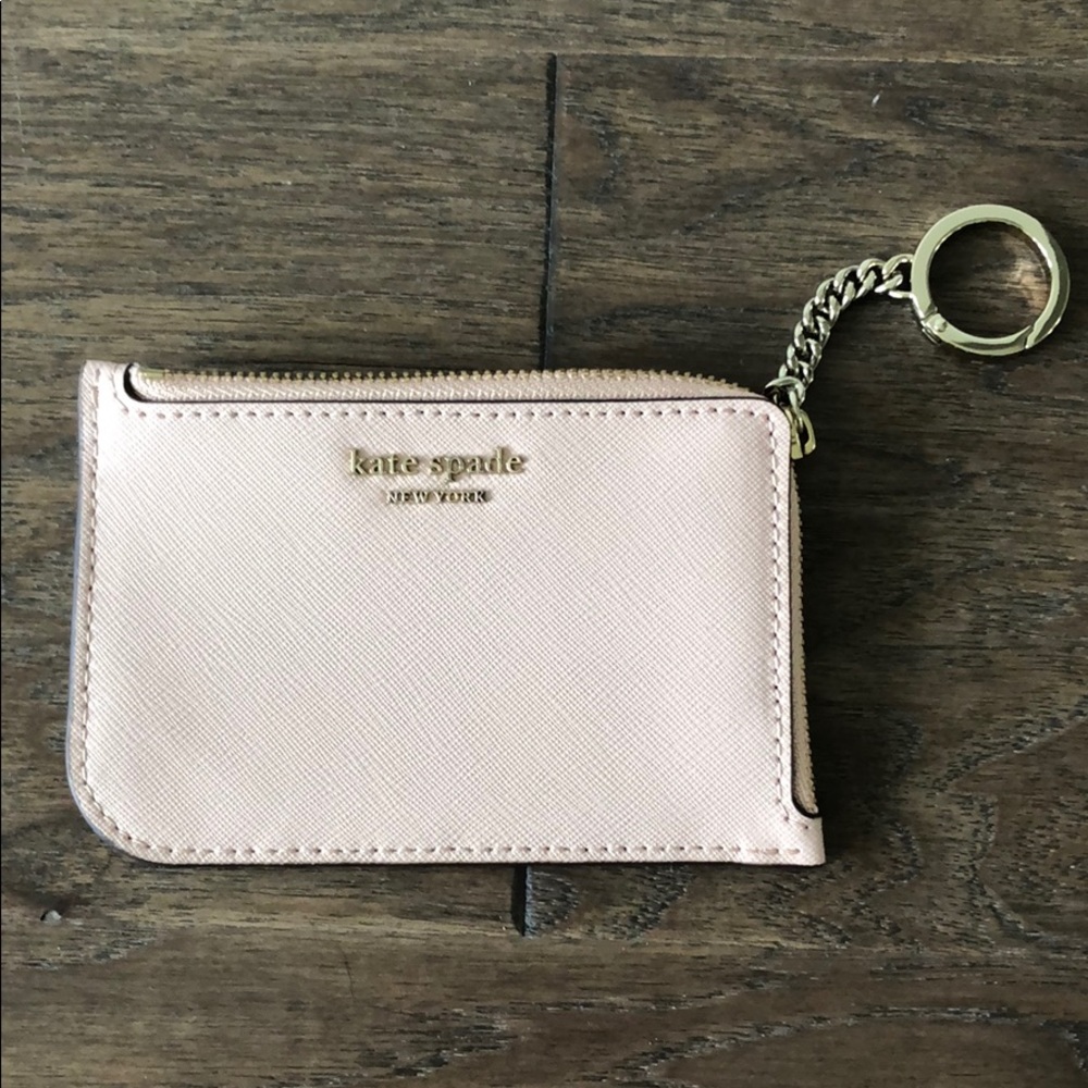 NWT Kate Spade medium 1-zip card holder
